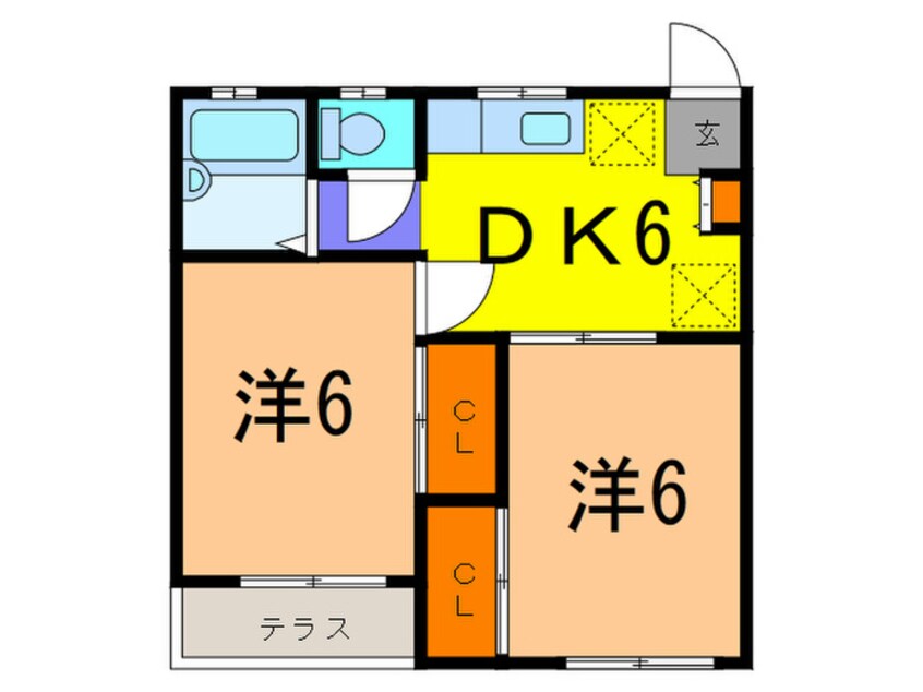 間取図 ドムス若林