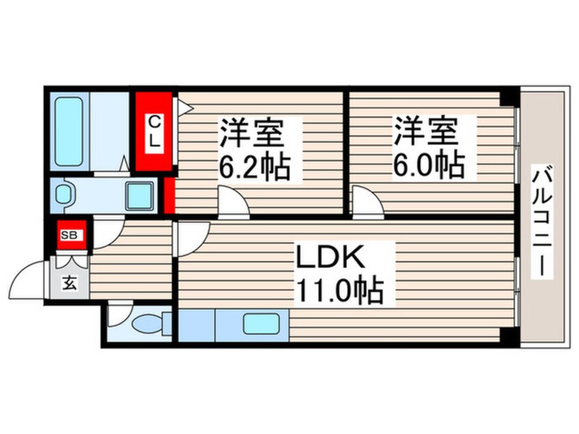 間取図 ＹＴパレス西葛西