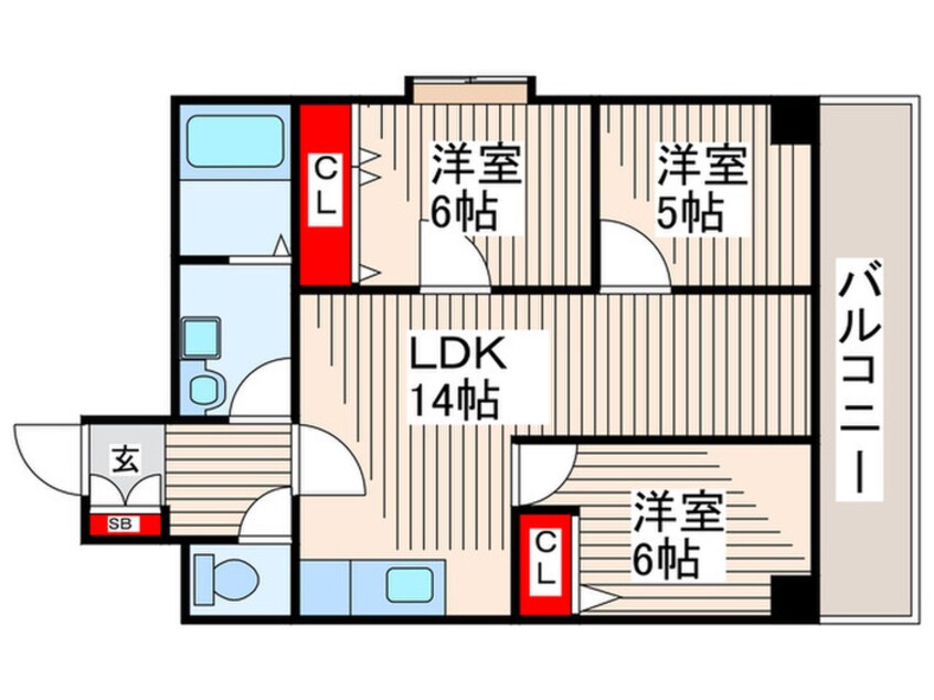 間取図 ＹＴパレス西葛西