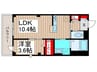 seastar北町 1LDKの間取り