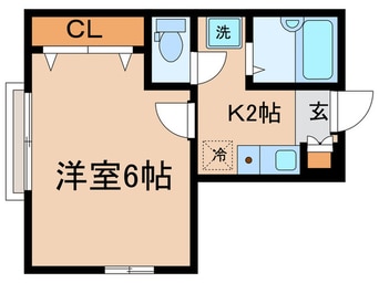 間取図 アザレ中丸子