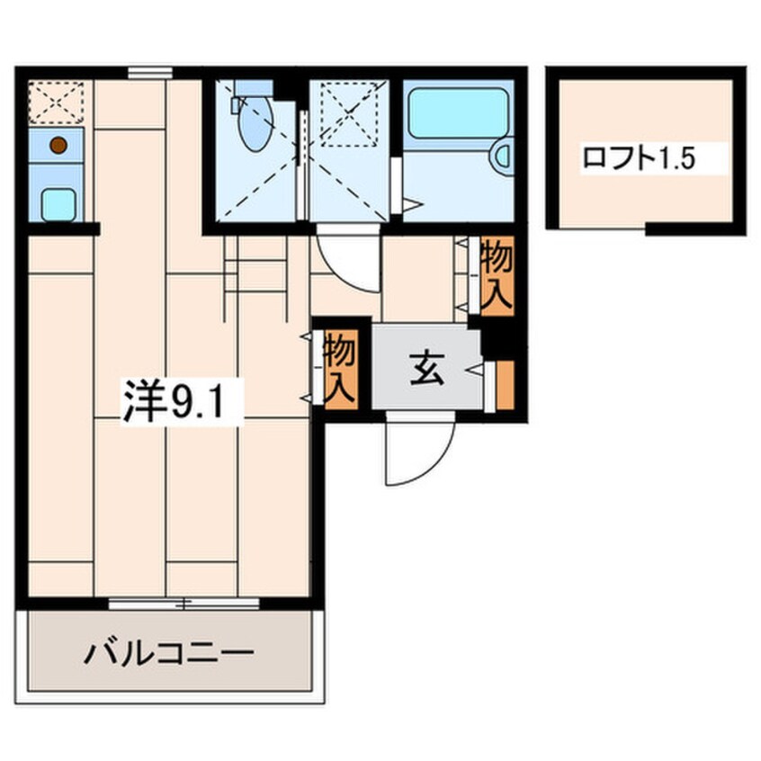 間取図 アニメイト井土ヶ谷