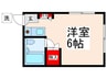 コ－ポジュネス 1Rの間取り