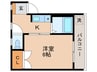 チェリ－ハイム２ 1Kの間取り
