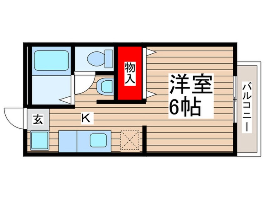 間取図 ハイツヤマカノウ