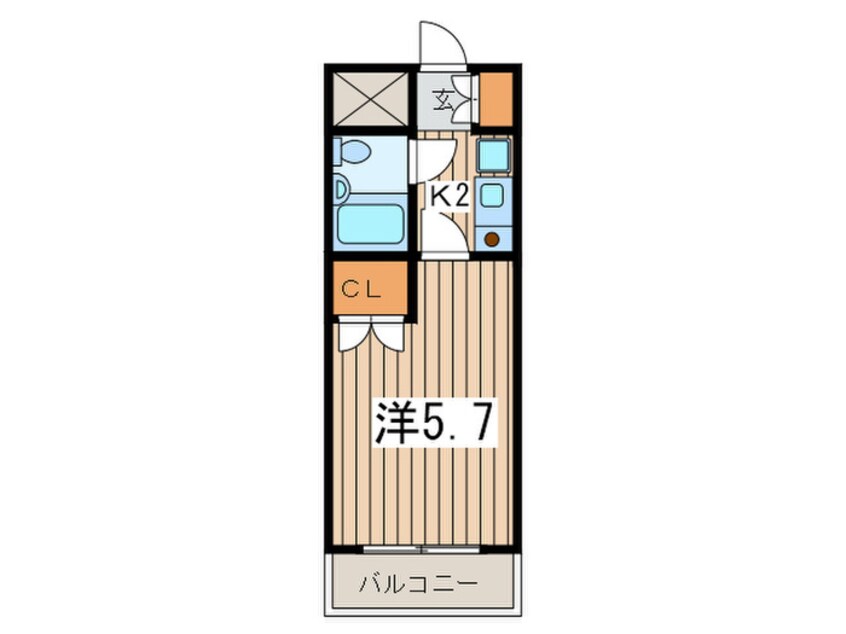 間取図 ジョイフル南林間第２