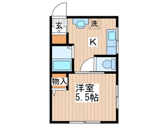 間取図 日の出ハイツ