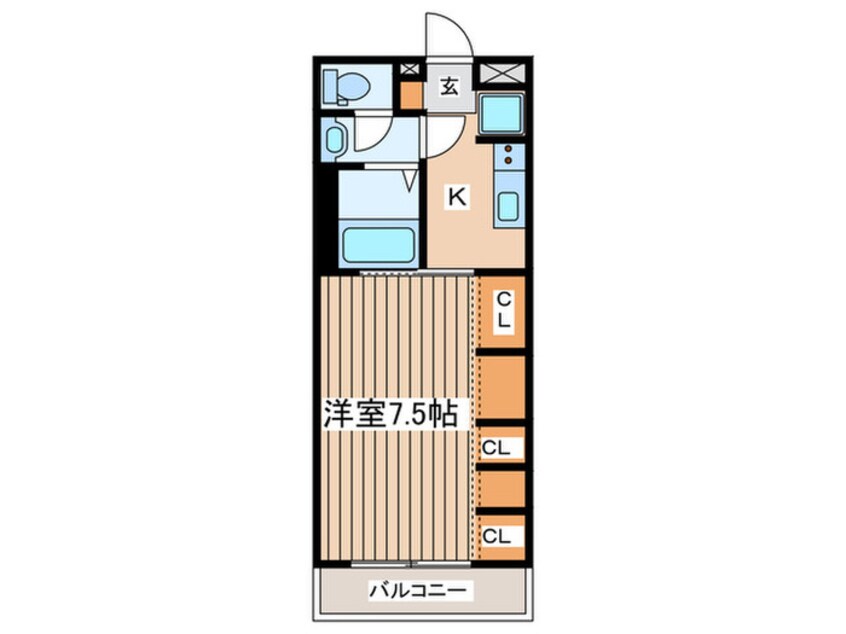 間取図 リブリ・ルピア湘南Ⅱ