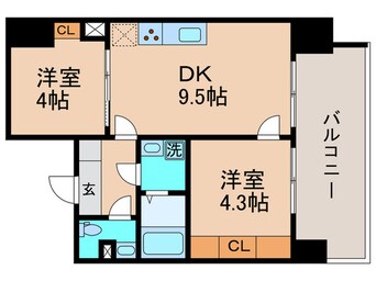 間取図 オープンブルーム品川南大井