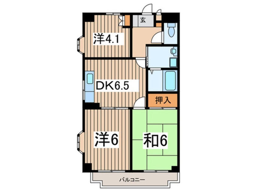 間取図 グランドシャト－レ