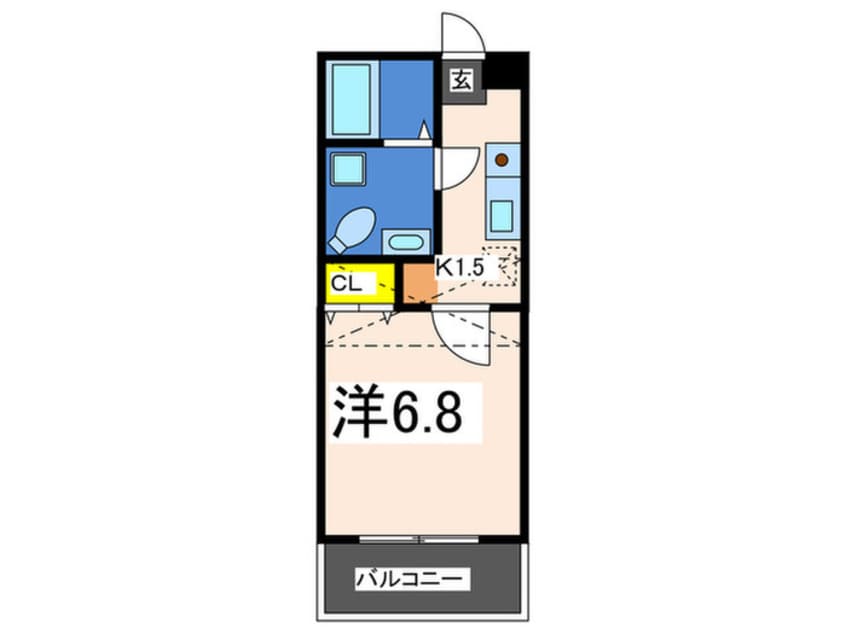 間取図 ア－クヒルズ戸塚