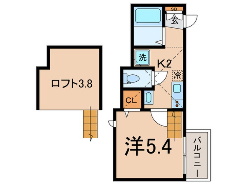 間取図 Glanz都立大