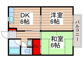 間取図 シティーシャトレーA