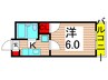 フルール綾瀬 1Kの間取り