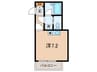 ピッコロ西ヶ原 1Rの間取り