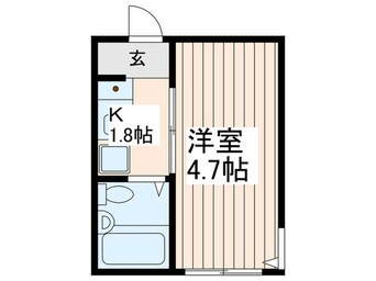 間取図 ベルエステート竹ノ塚B