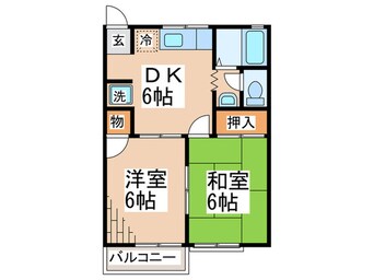 間取図 山口ハイツＡ