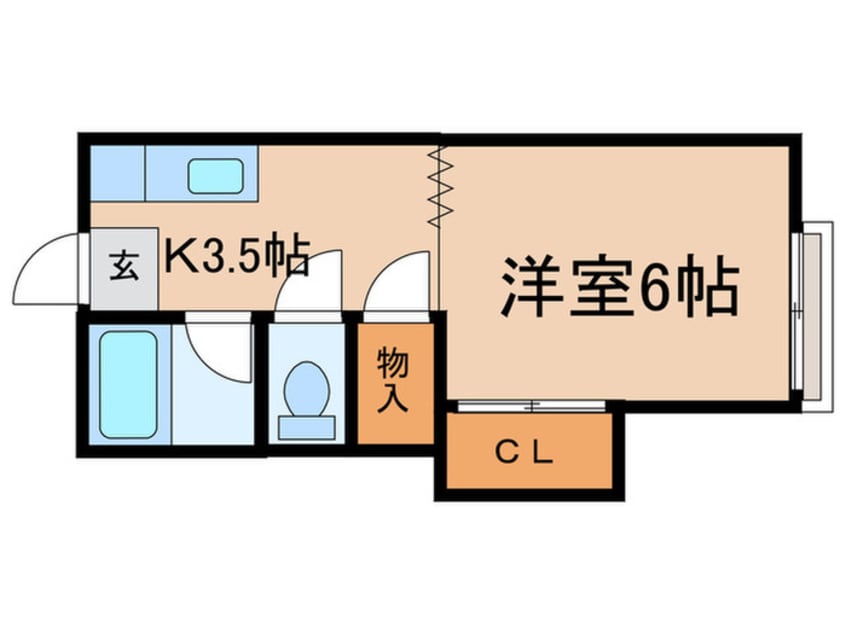 間取図 東目白コ－ポ