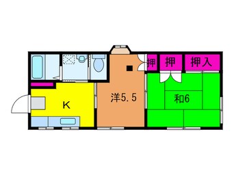 間取図 石山荘