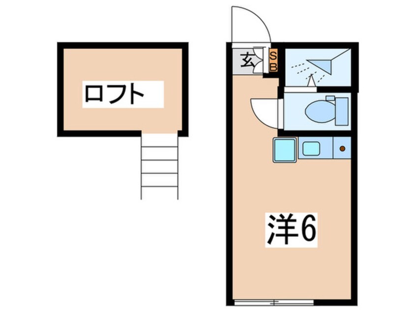 間取図 妙蓮寺ジェラートモカ