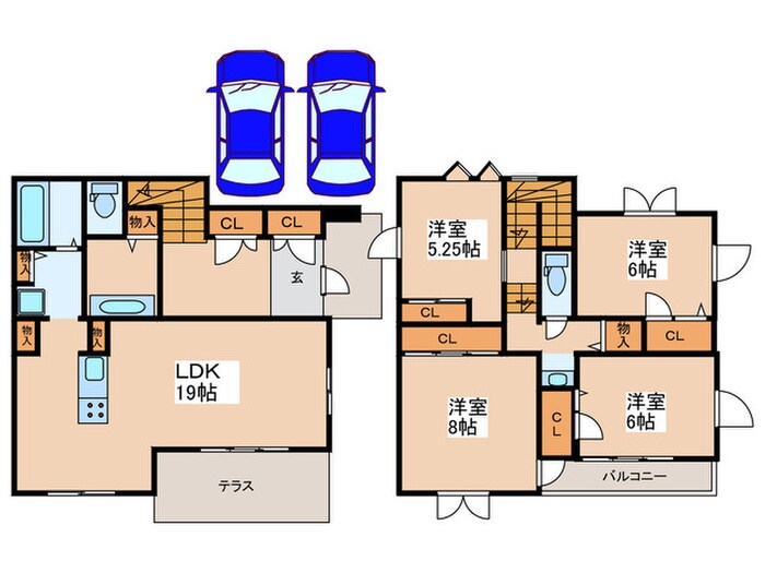 間取り図 神木一丁目戸建B