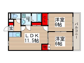 間取図 サンフィット渋谷