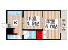 ＫＯＤＡガーデン 2Kの間取り