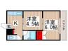 ＫＯＤＡガーデン 2Kの間取り