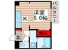 ＫＯＤＡガーデン 1Kの間取り
