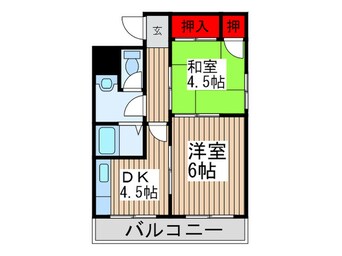 間取図 イトーピア平成