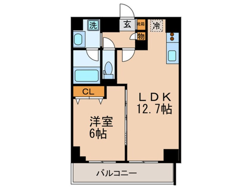 間取図 ドゥーエ月島