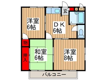 間取図 レジェンド末広A