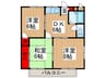 レジェンド末広A 3DKの間取り