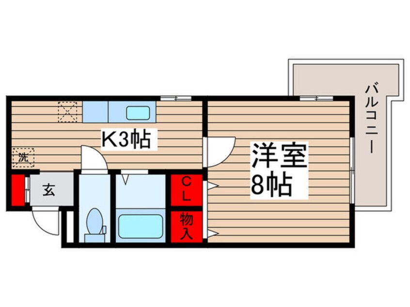 間取図 ドゥ・セナクール