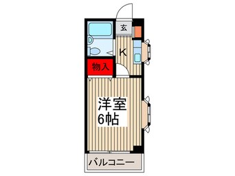 間取図 フラワ―ハイツ