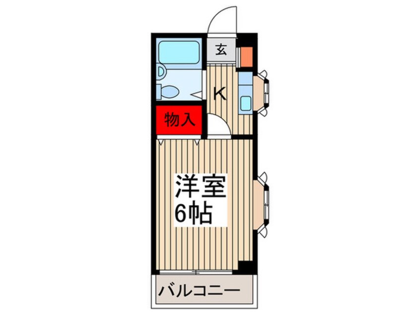 間取図 フラワ―ハイツ