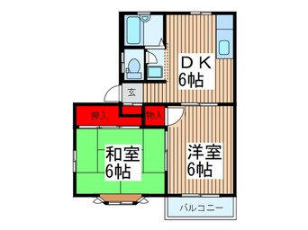 間取図 ヴィレッヂビックイ－スト