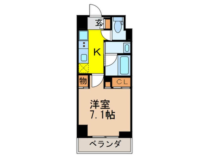 間取図 バウスフラッツ住吉