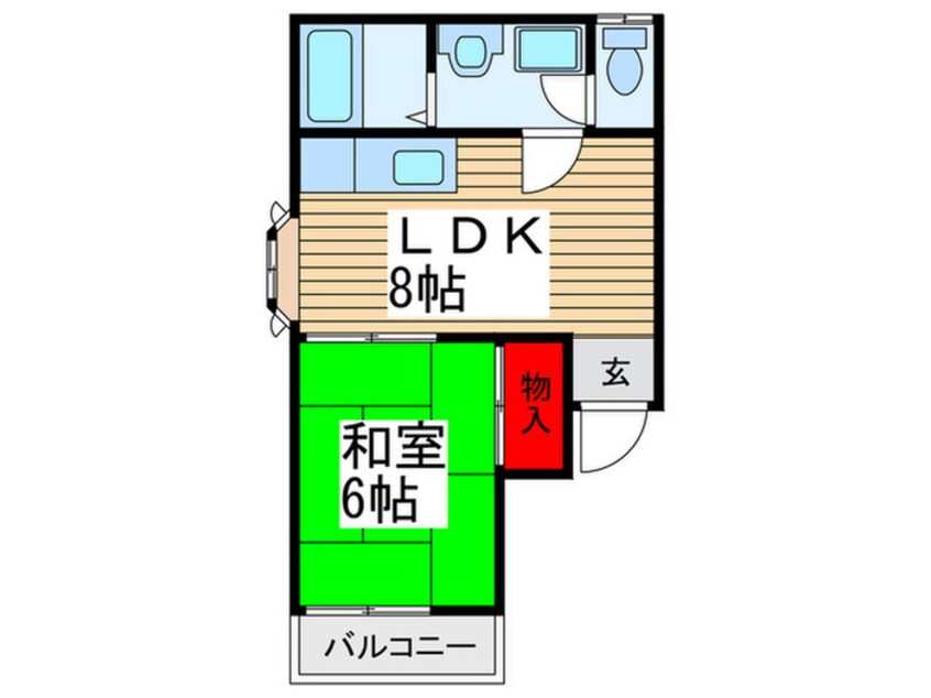 間取図 グレ－ス和光