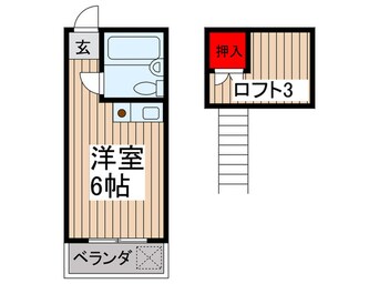 間取図 ペンション竹ノ塚