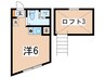コ－ポラスＮトキワ 1Rの間取り