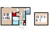 バーミープレイス西新井 1Kの間取り