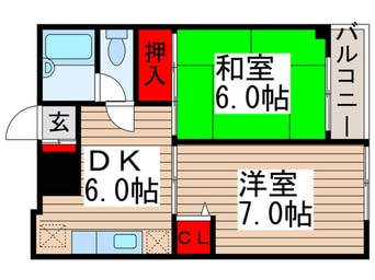 間取図 取手細井ハイム