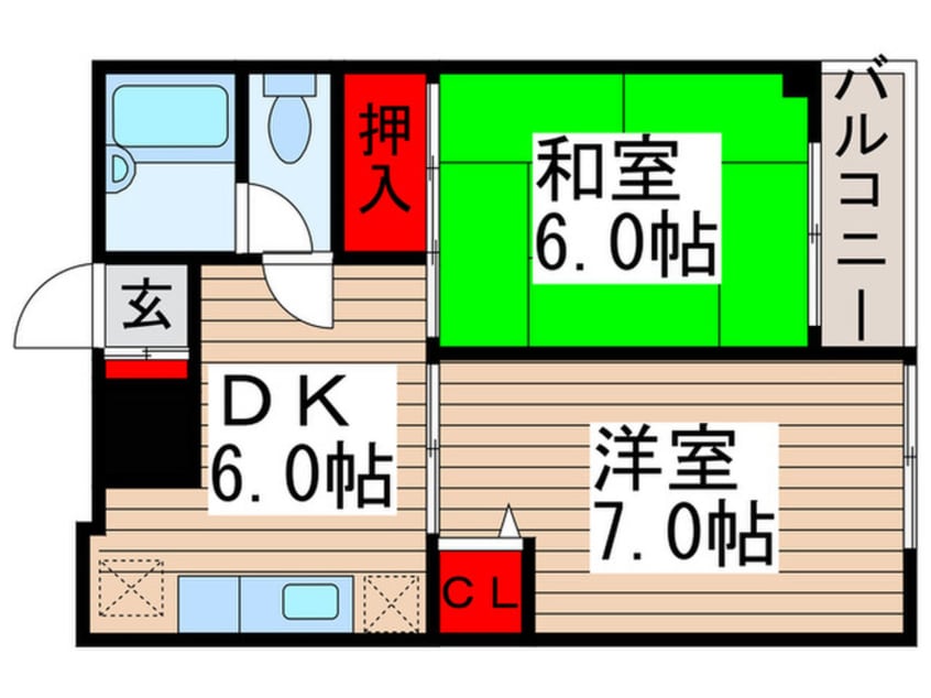 間取図 取手細井ハイム