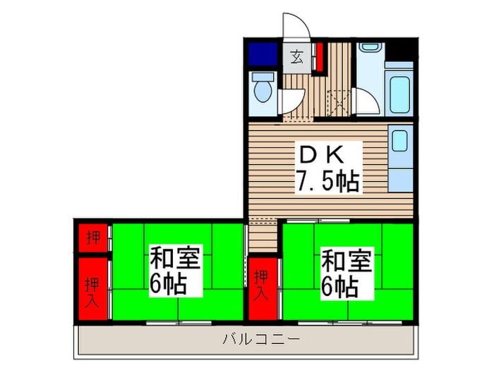 間取り図 戸田ハイツ