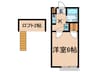 Ｍコ－ト 1Kの間取り