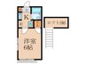 Ｍコ－ト 1Kの間取り