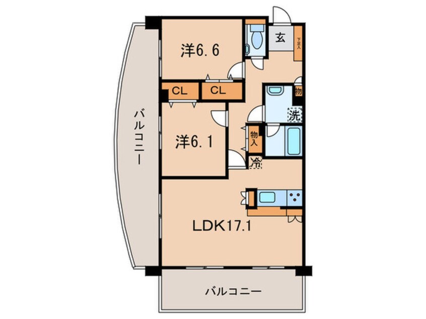 間取図 HF馬込レジデンス