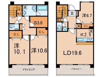 間取図 HF馬込レジデンス