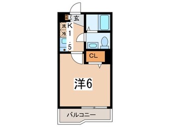 間取図 エクセルコート白楽